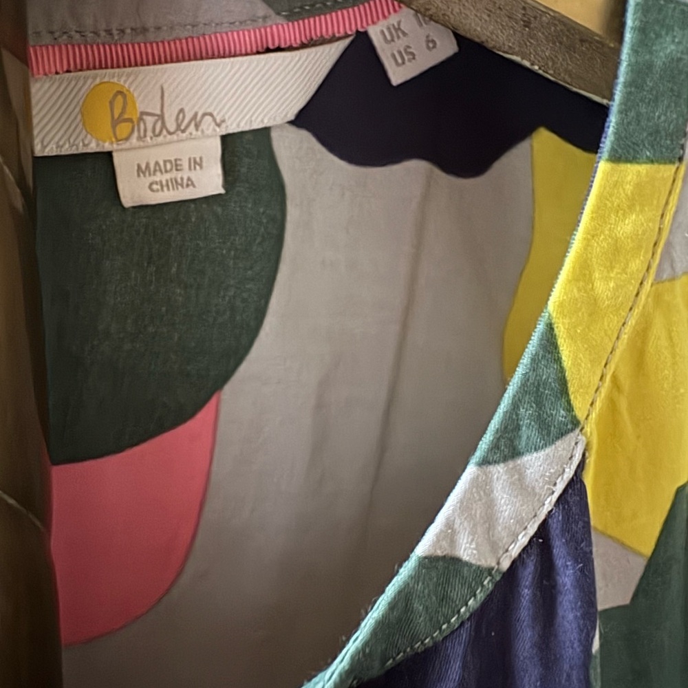 Boden Ravello Multicolor Floral Blouse - Picture 3 of 4